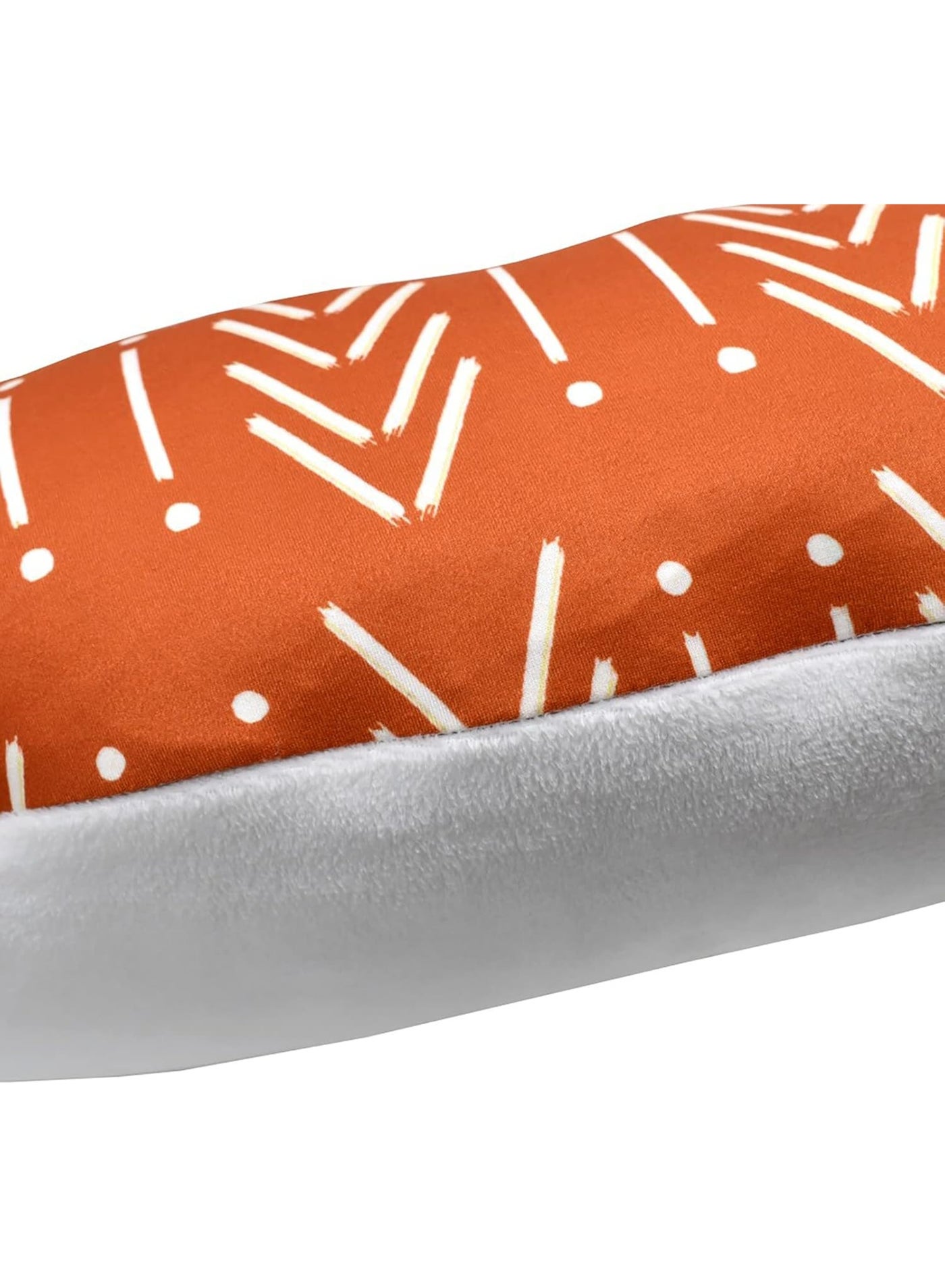 kunshao Baby U Shaped Nursing Pillow Cover Learning Sit Detachable Washable Nursing Pillow Slipcover for Breastfeeding Moms (Geometric Figures)